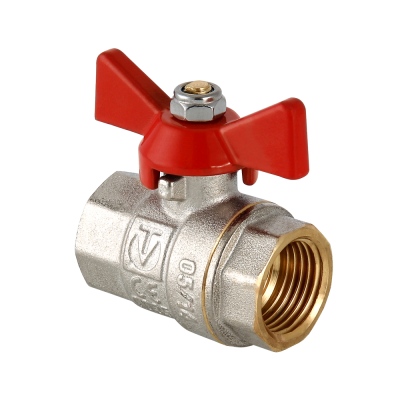 Кран шар. VALTEC ВВ 1/2" (бабочка) (16/256)