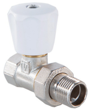 Клапан VALTEC ручн. для рад. прям. 3/4" Л (7/56)