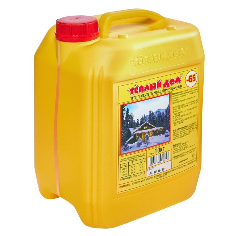 Теплоноситель "Теплый Дом -65"-10 л.