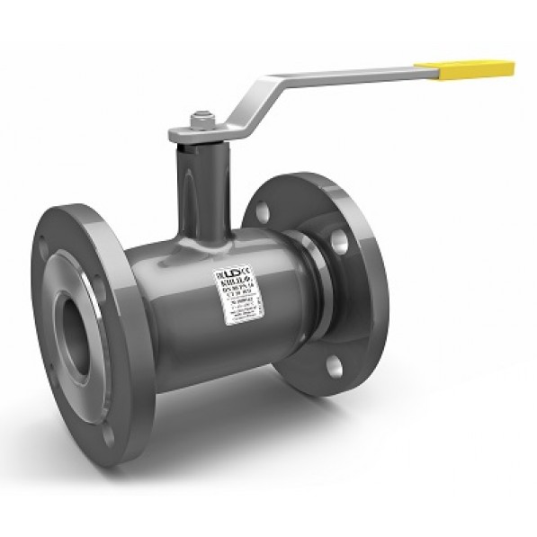 Кран шар.LD КШЦФ ст.20 DN50 PN40 фланцевый, станд.проход