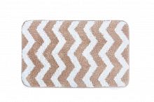 Коврик для ванной комнаты из микрофибры ZIGZAG Beige
