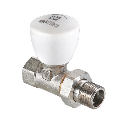 Клапан VALTEC ручн. для рад. прям.  3/4" (6/48)