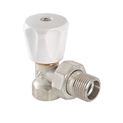 Клапан VALTEC ручн. для рад. угл. 3/4" Л (6/72)