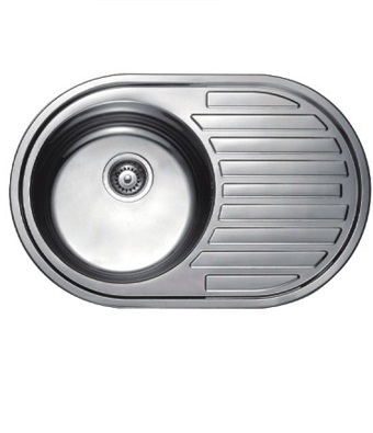 Мойка VM 7108 "FRAP" FD 5077 (овал декор)