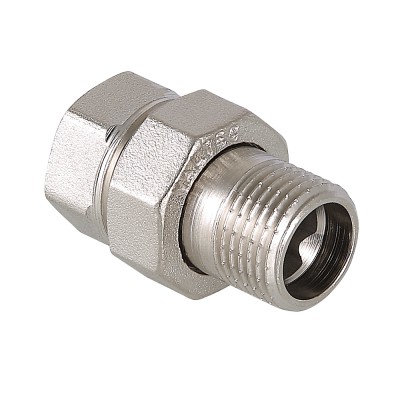 Сгон прямой VALTEC 1" никель