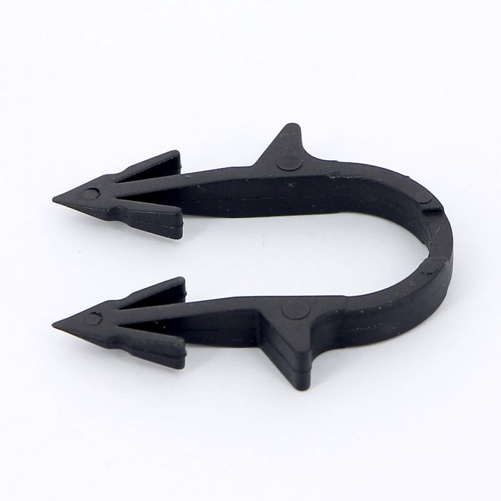 Скоба для такера 16-20мм (черная без ленты) (300)