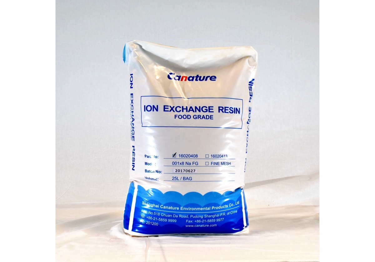 Ионообменная смола (25кг) Canature Resin NaFG (25L/BaG) 