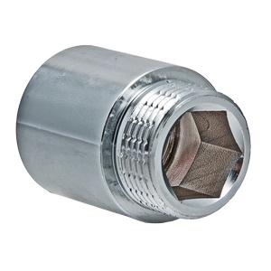 Удлинитель 1/2"х100 мм хром 