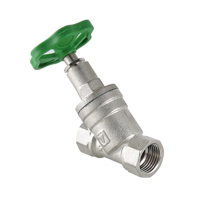 Вентиль VALTEC прямоточн. никел. 1" (4/32)